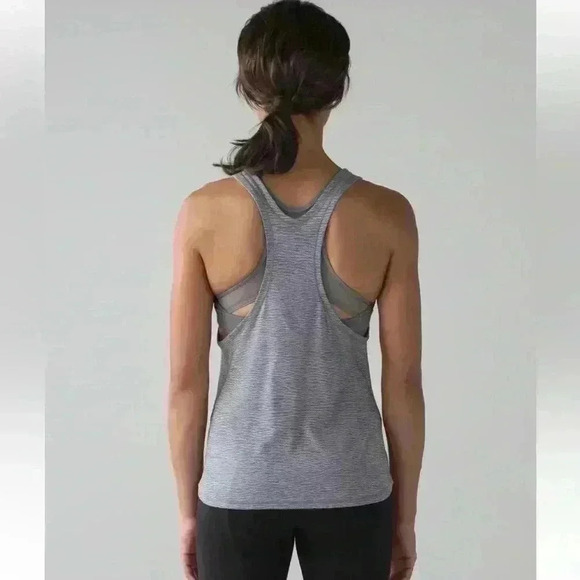lululemon athletica Tops - Lululemon Glide and Stride Tank
Sheer Luon Pebble Jacquard V2 Arctic Grey